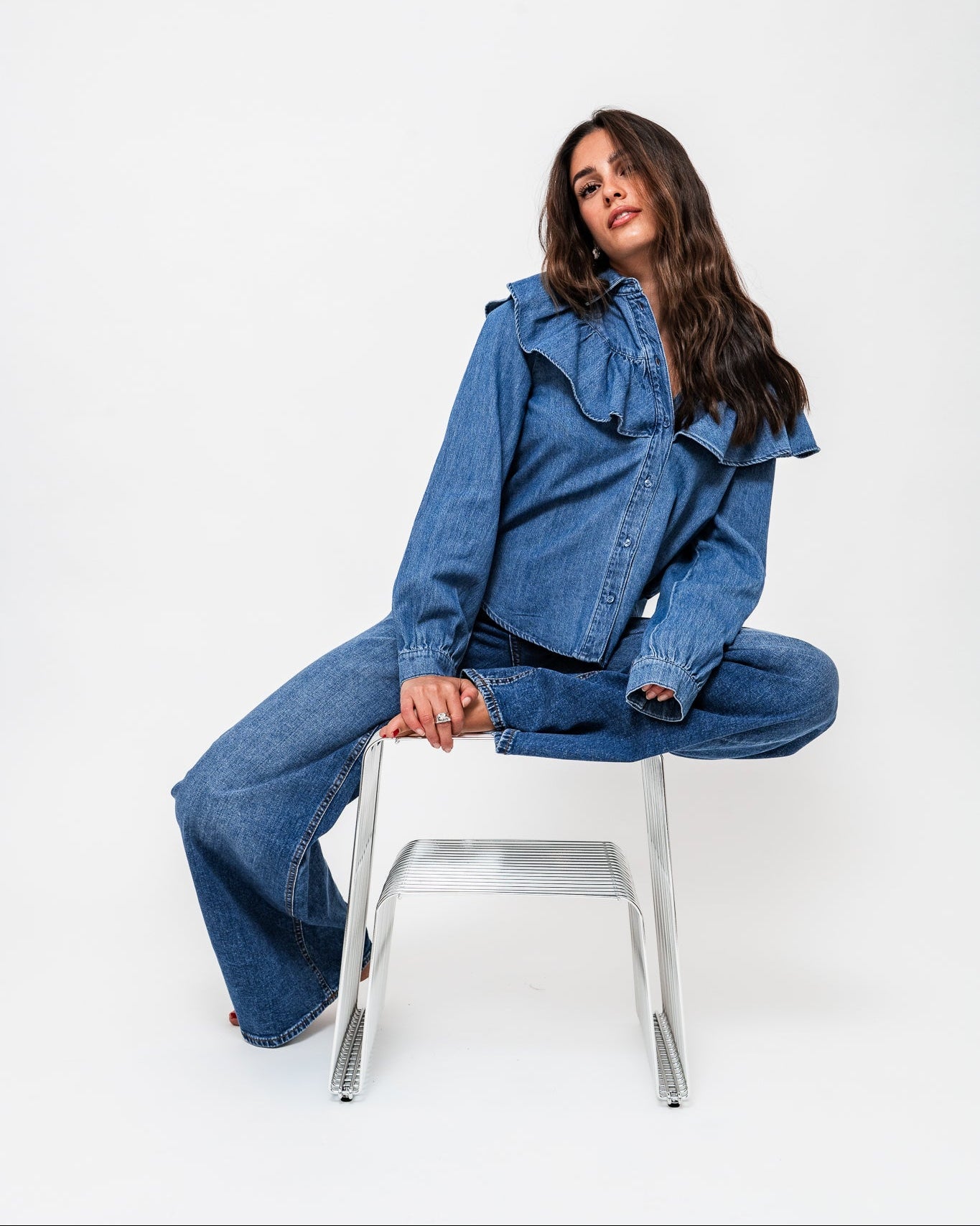 VMSANDIE Jeans - Medium Blue Denim